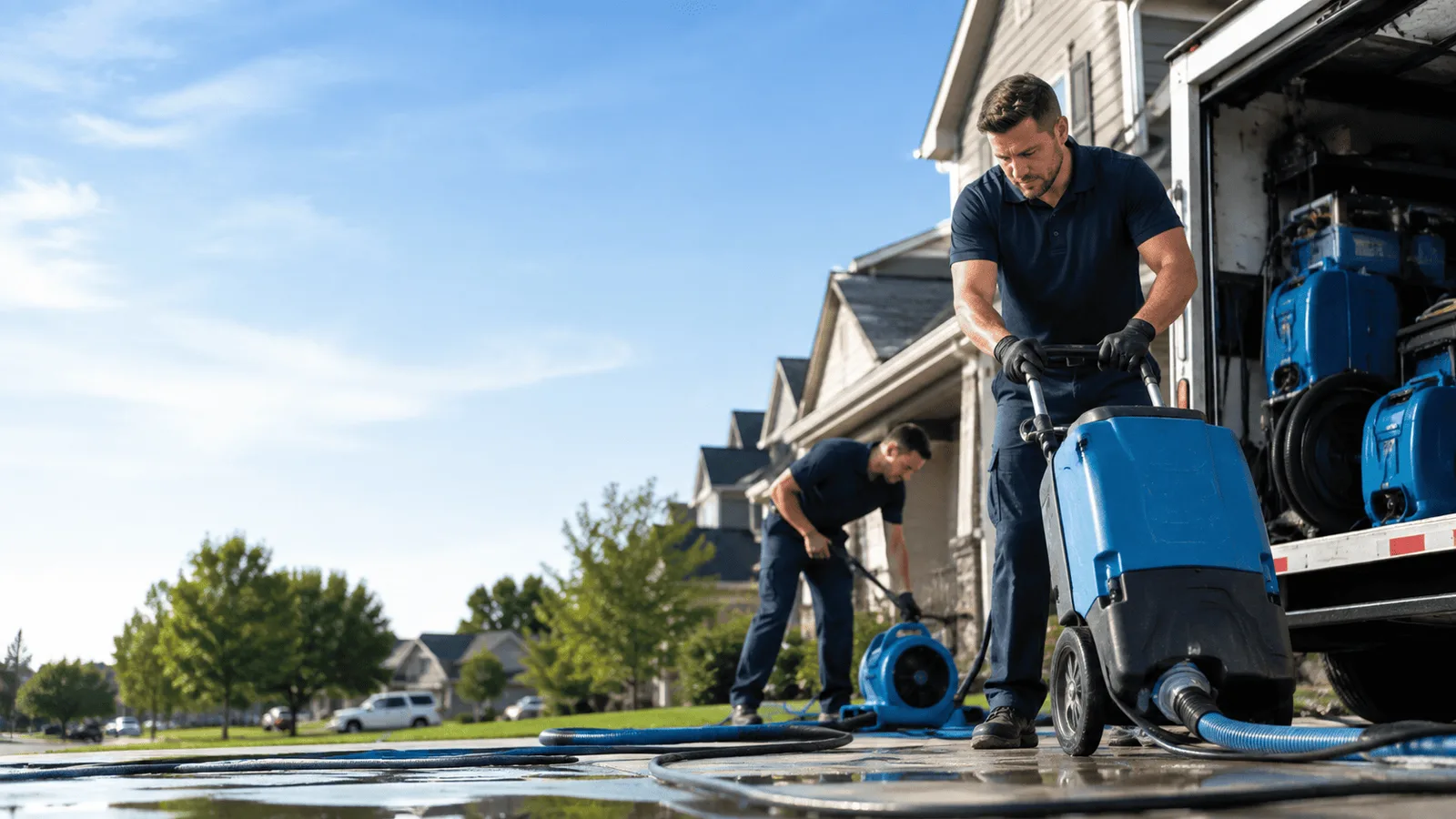 Dehumidification being performed in Hannastown, PA